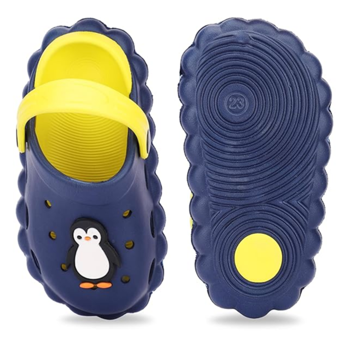 Blue kids clogs